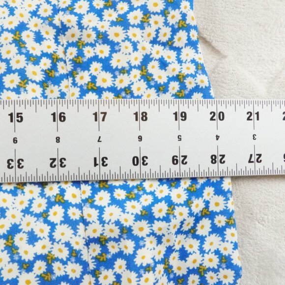 Lulu's Darling Daisies Blue Floral Print Midi Dress Womens Large Sundress - Picture 8 of 11